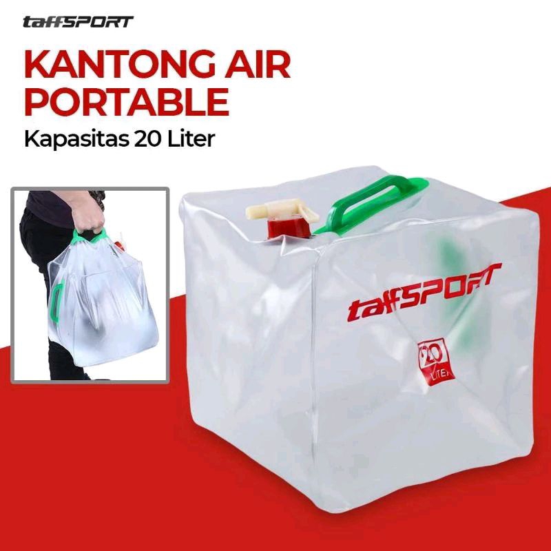 Taffsport Kantong air 20 liter - Water tank - jerigen lipat 20 liter