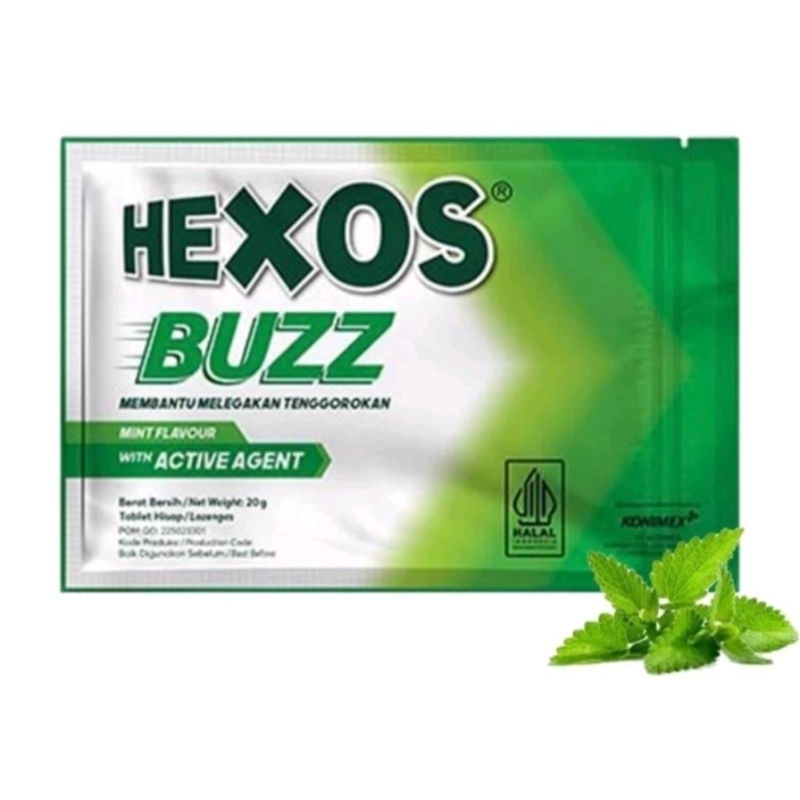 

HEXOS BUZZ ISI 20 BUTIR PERMEN PELEGA TENGGOROKAN