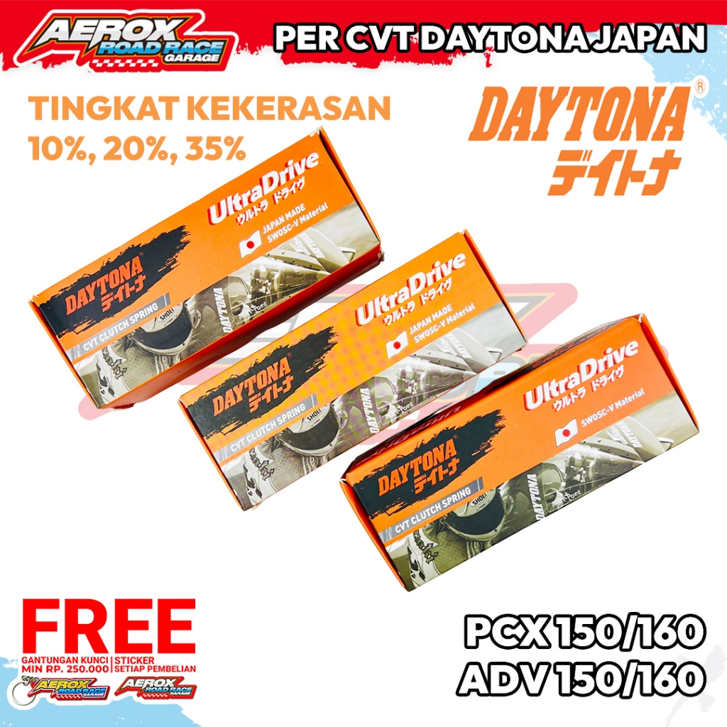 Per CVT DAYTONA Racing  PCX 150 160 ADV 150 160 VARIO 160 1000 RPM 1500 RPM 2000 RPM