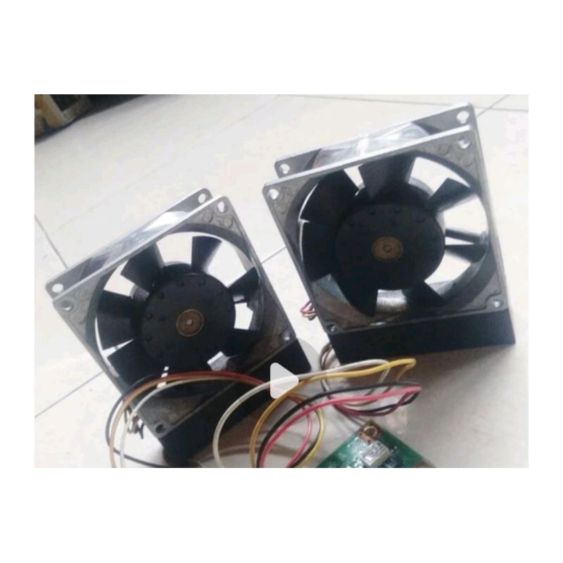 KIPAS FAN 2PCS DC48 0,09A MODEL KOTAK 8CM MEREK SAN ACE 80L MADE IN JAPAN