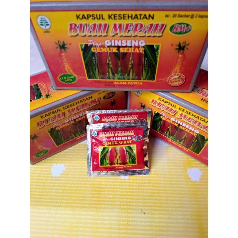 

buah merah plus gingseng gemuk sehat