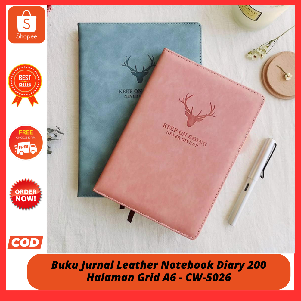 

Buku Jurnal Leather Notebook Diary 200 Halaman Grid A6 / Buku Catatan Jurnal Harian, Bisnis Harian Kantor Kuliah