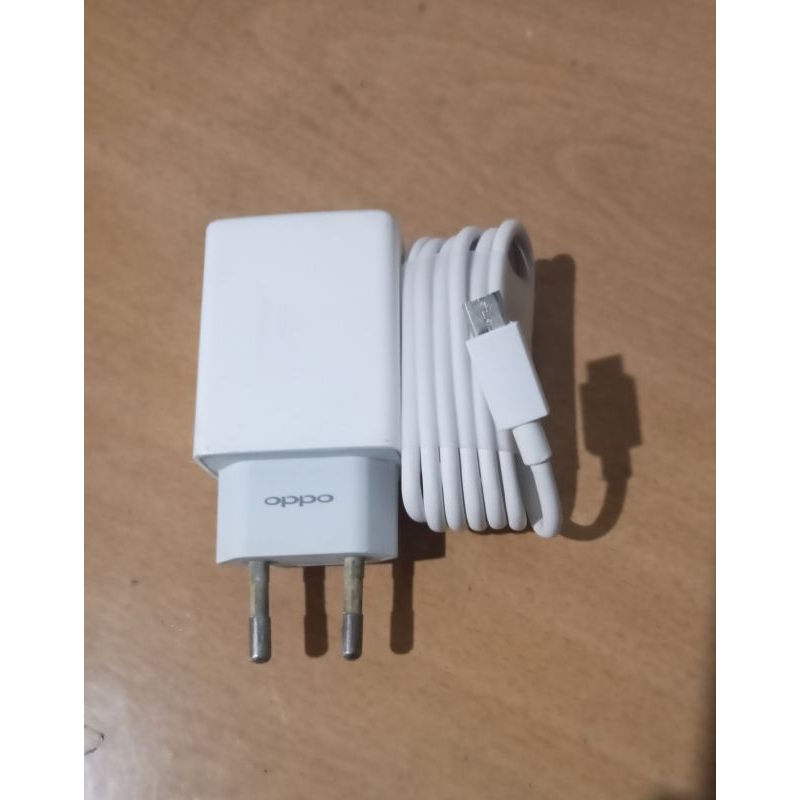 Charger Oppo 10W 1A & 2A ori 100% copotan HP, plus kabel data Mikro USB