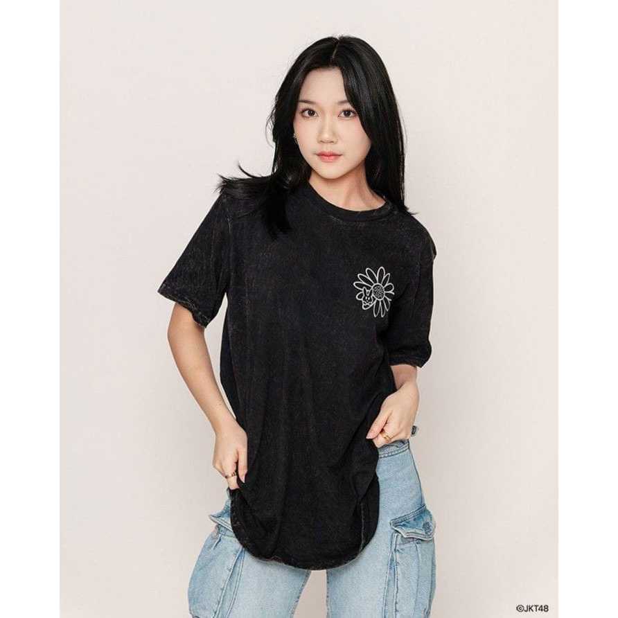 Kaos JKT48 Marsha Birthday 2023 T-shirt Wanita Distro Premium - HITAM