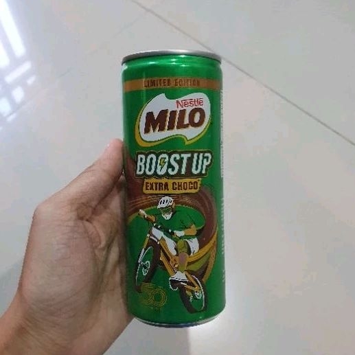 

Milo susu UHT boost up Extra Choco limited edition kaleng 220ml