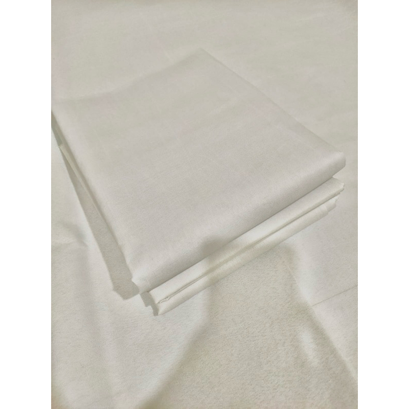 Kain Kafan Kain Mori Kain Putih Polos 1 METER