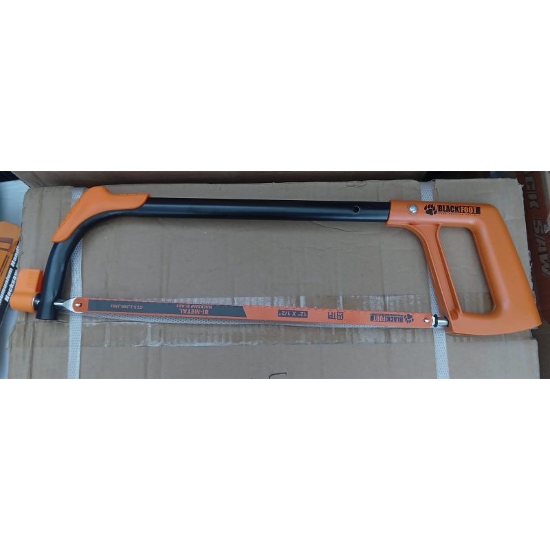 gagang gergaji Blackfoot besi aluminium BONUS Mata