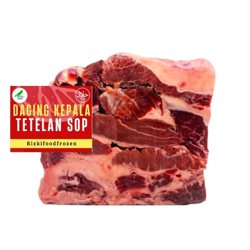 

Daging Tetelan Kepala Sapi /Headmeat @1kg
