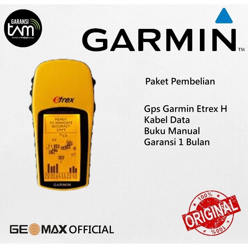 Gps Garmin Etrex H Bekas / Gps Garmin Etrex H Bekas Lengkap