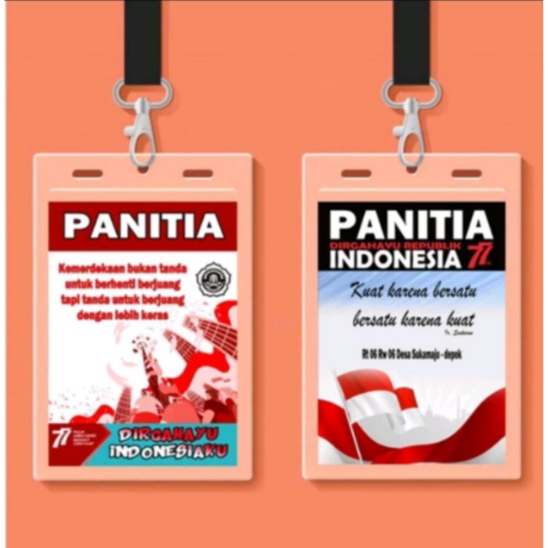 NAMETAG PANITIA 17 AGUSTUS
