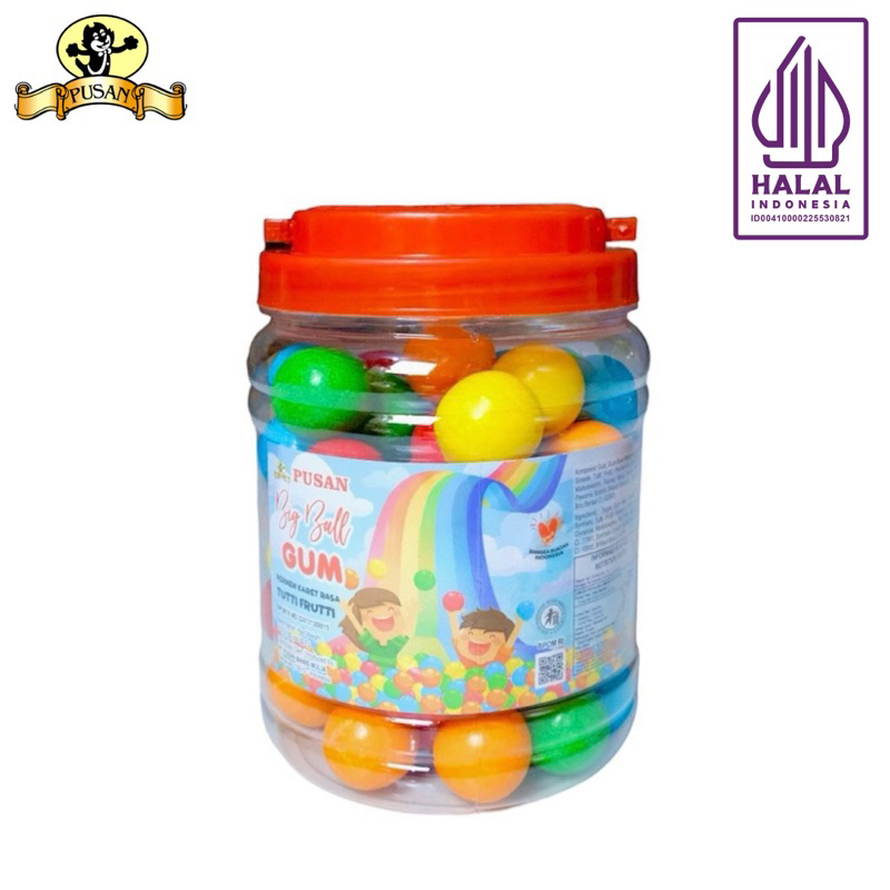 

PUSAN BIG BALL GUM 420gr ISI 60pcs