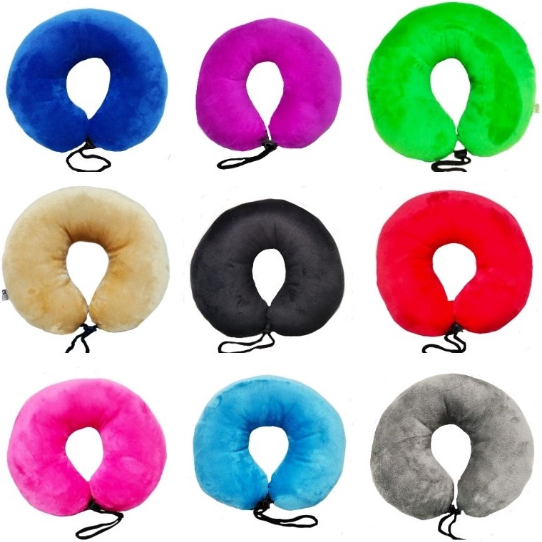 Menarik Bantal Leher Karakter untuk Dewasa  tali dan stopper BONUS 1 pcs Masker Kain