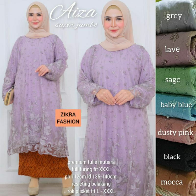 Aiza LD 140 setelan kebaya tile premium