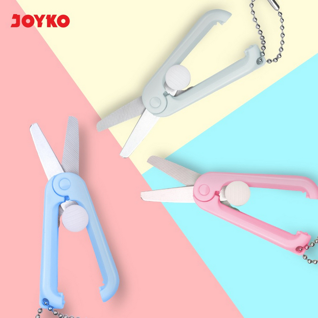 

Gunting Mini Portable Scissors Joyko SC-36 warna pastel