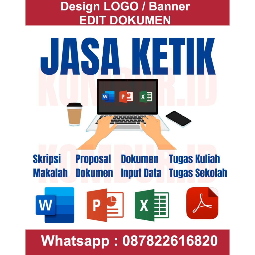 

JASA KETIK, DESIGN DAN EDIT DOKUMEN