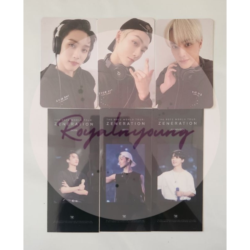 Sharing Photocard PC THE BOYZ 2ND WORLD TOUR : ZENERATION QR ver. Jacob Kevin Haknyeon