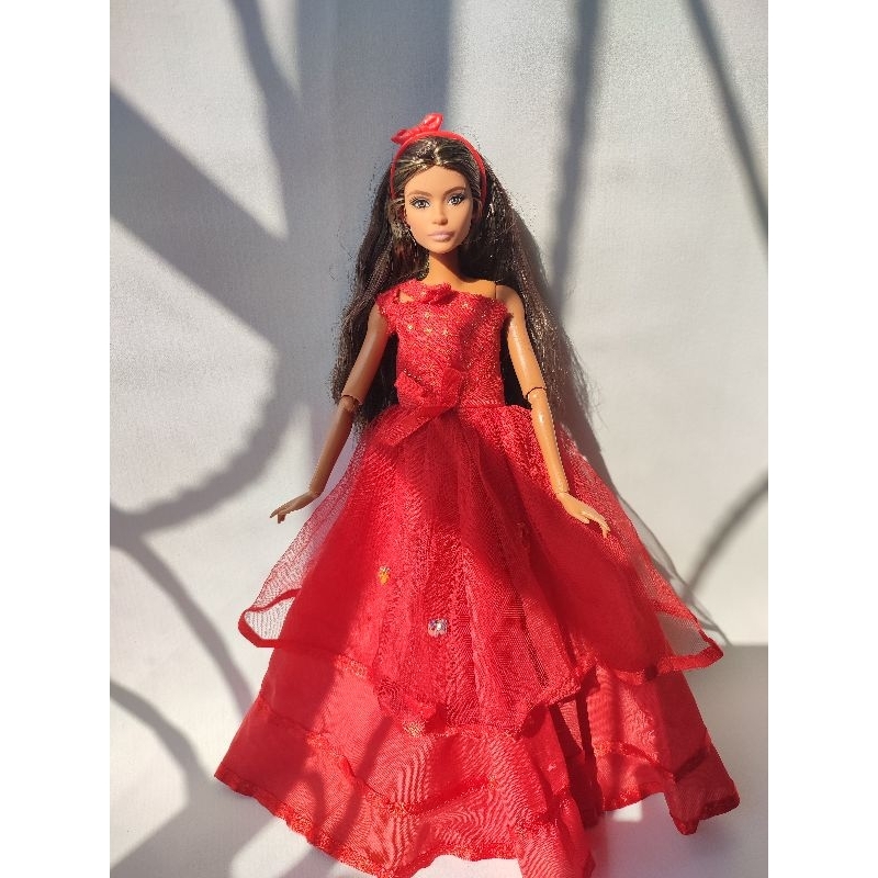 barbie baju barbie gaun princess dress putri