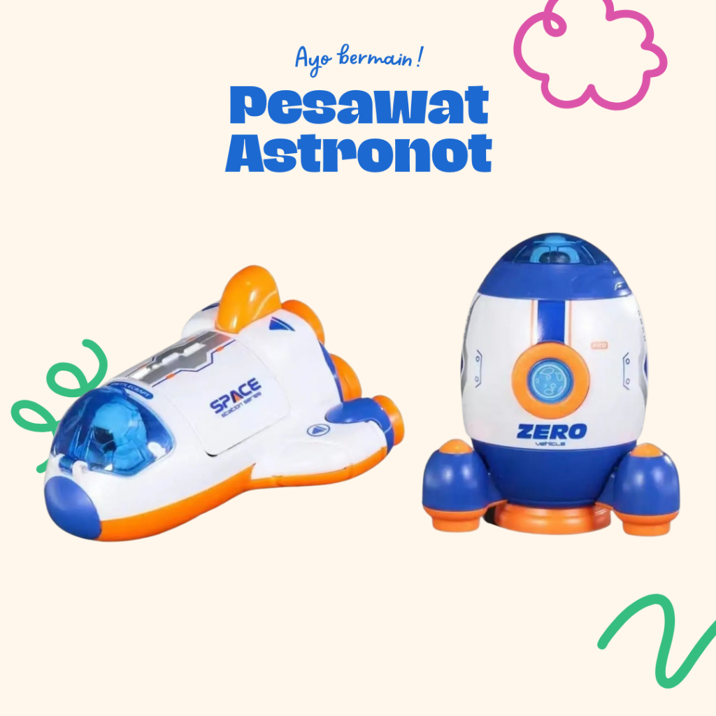 Mainan Pesawat Astronot Roket Mainan Anak