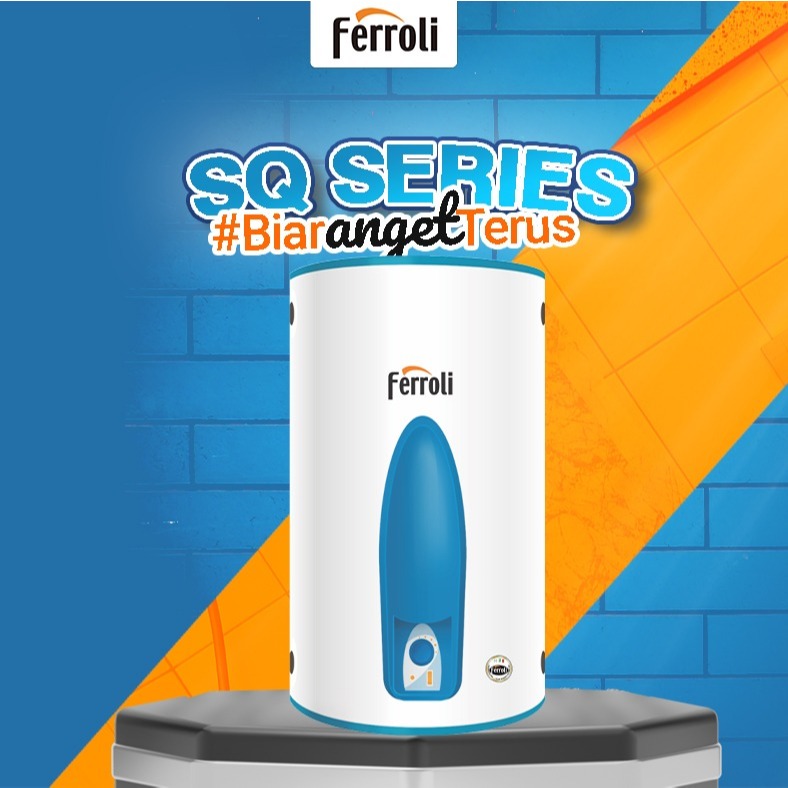 Ferroli Water Heater SQ Series 200 Liter - Pemanas Air Digital