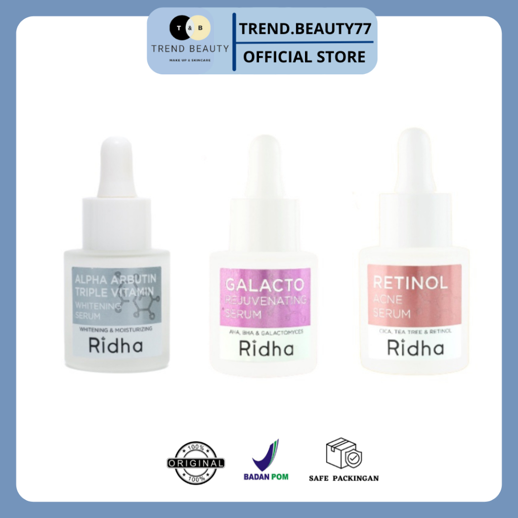 RIDHA Galacto Rejuvenating Serum - RETINOL ACNE SERUM - Whitening Serum