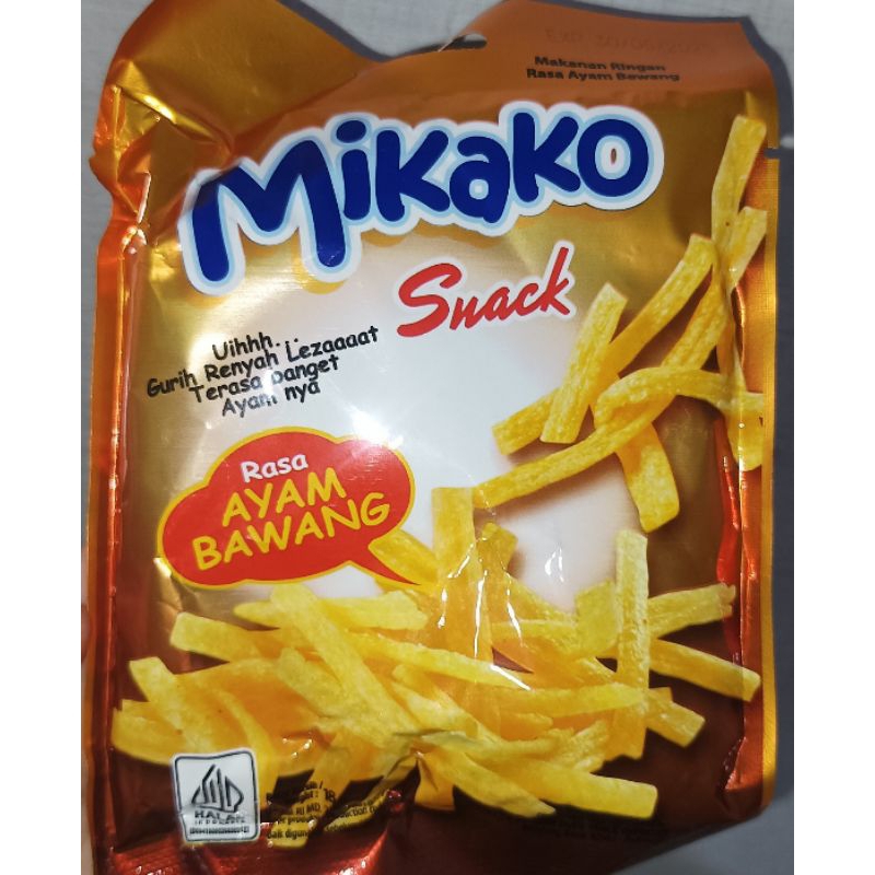 

Mikako Snack Makanan Ringan Rasa Ayam Bawang 18gr