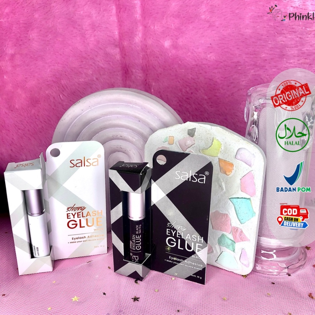 `ღ´ PHINKL `ღ´Salsa Lem Bulu mata Perekat tahan lama mudah dipakai fake eyelash eyelashes
