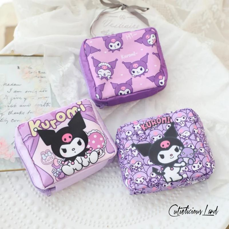 CutieliciousLand | POUCH - Pouch Pembalut Sanrio / Pouch Makeup Sanrio / Pouch Serbaguna Sanrio
