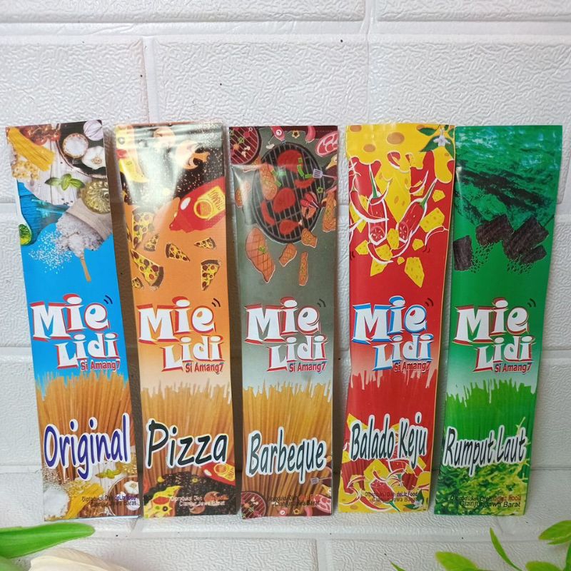 

Paket Mi lidi si Amang7 isi 5pcs varian asin 5 rasa