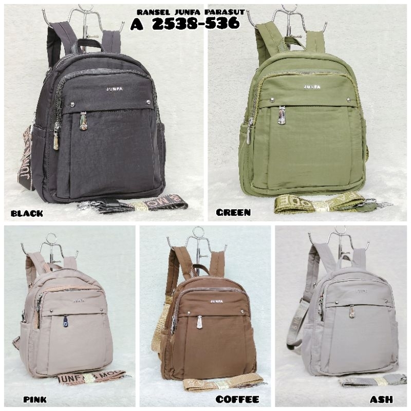 TAS RANSEL JUNFA MODE 2538-536 BAHAN PARASUT MULTIFUNGSI