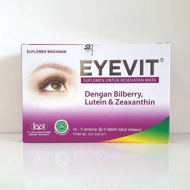EYEVIT 1 BOX ISI 30 TABLET / VITAMIN MATA