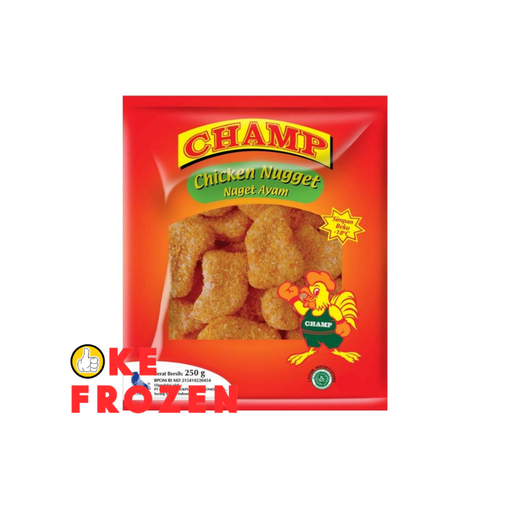 

CHAMP CHICKEN NUGGET 250GR / NAGET AYAM
