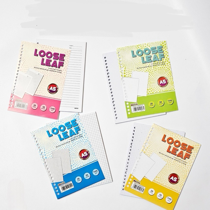

ISI LOOSE LEAF GASTA UKURAN A5 ISI 50