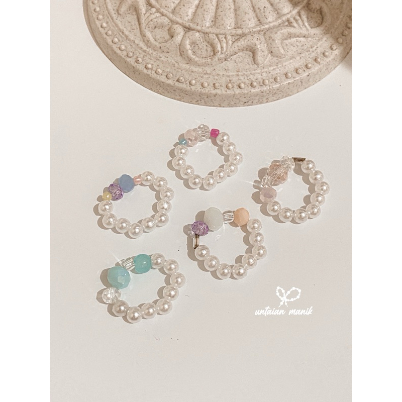Pearl Ring/Cincin Manik by Untaian Manik