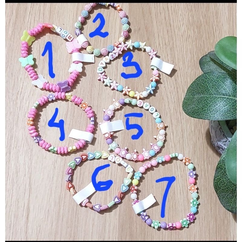 Gelang manik manik lucu/DIY manik /gelang fashion anak dan dewasa