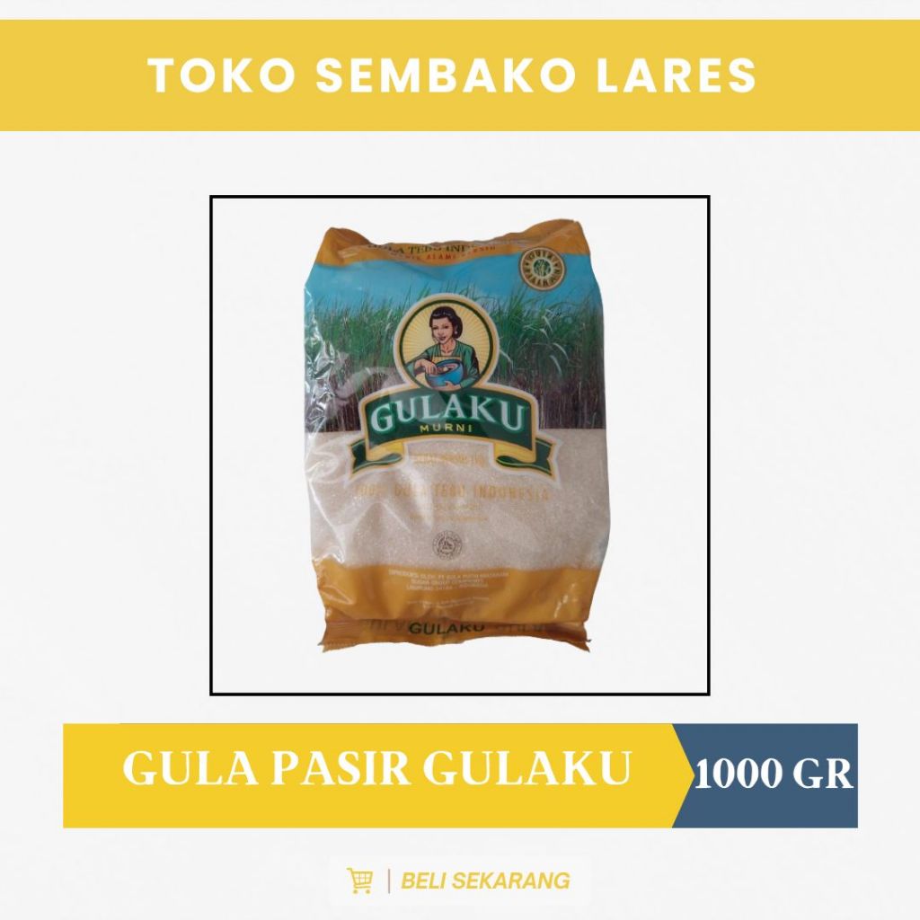 

Gulaku Gula Tebu Premium Berkualitas Kemasan 1 Kg