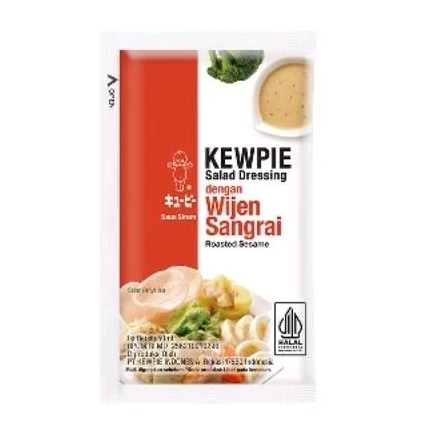 

Kewpie Salad Dressing Wijen Sangrai / Saus Salad Sayur / Buah | Berat Bersih 50 ml