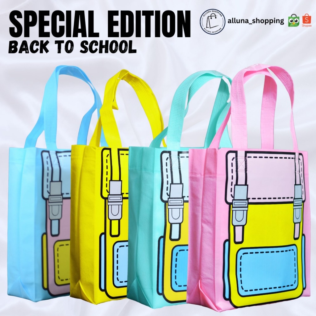 

Back To School Goodie Bag Spunbond ( SABLON DTF )