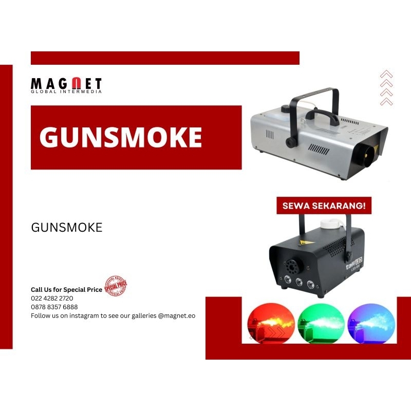 MESIN ASAP / SMOKE GUN FOG MACHINE REMOTE CONTROL