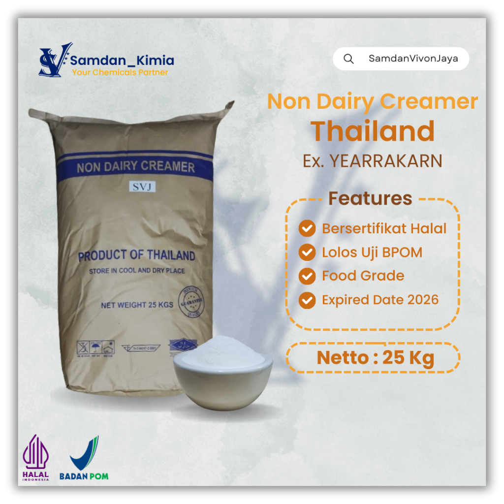 

Non Dairy Creamer NC-33 ex-Thailand @ 1 sak(25 kg)