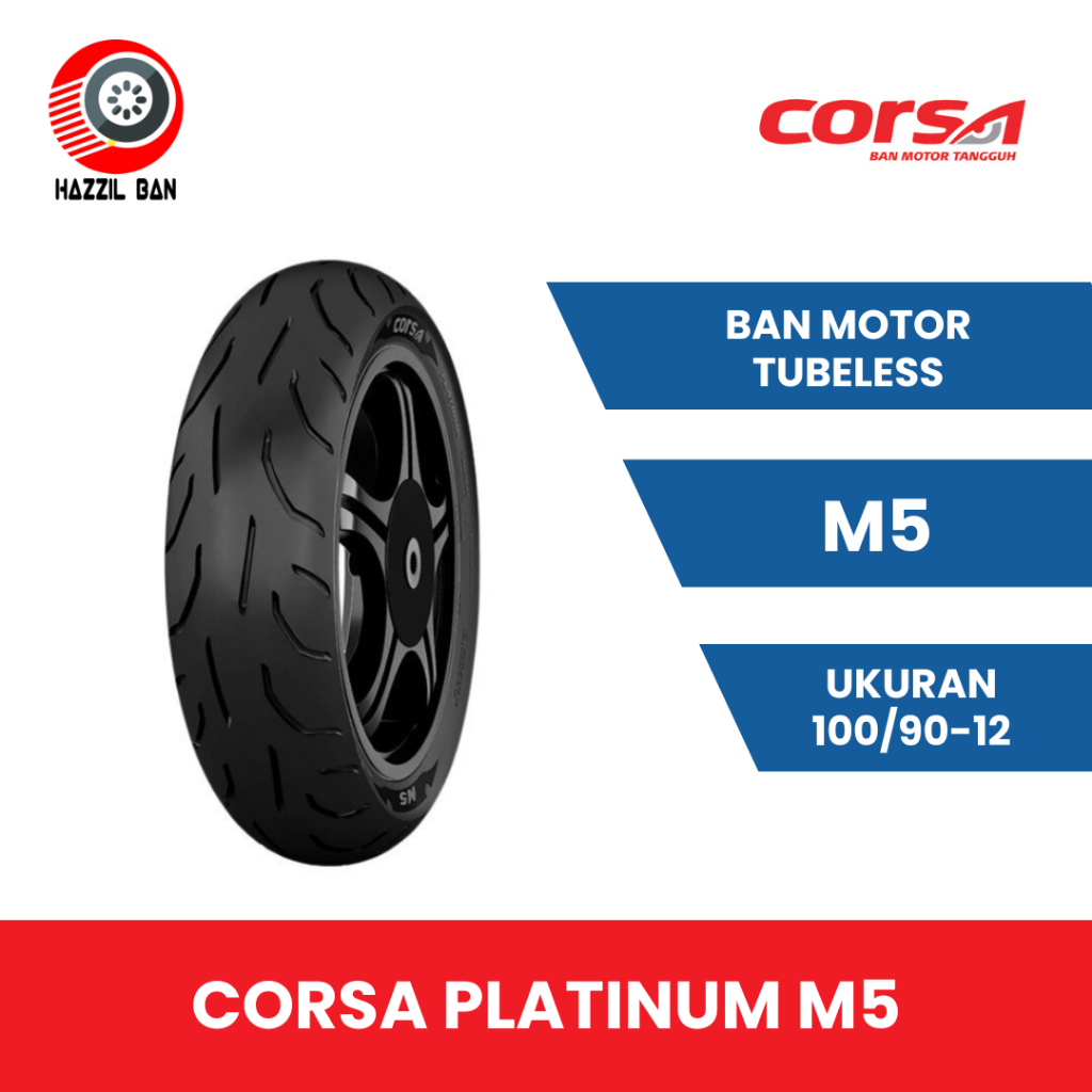 Ban Motor CORSA M5 PLATINUM Ring 12 | Ban Tubles