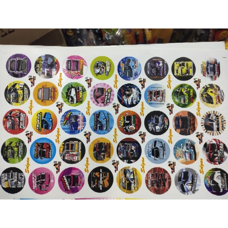 

1LEMBAR STIKER TEMPELAN TAJOS BUS ISI40 GAMBAR