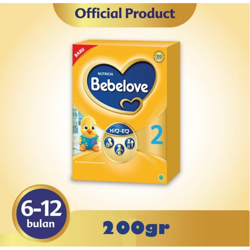 BEBELOVE 6-12 bulan / susu formula/ 200 gram