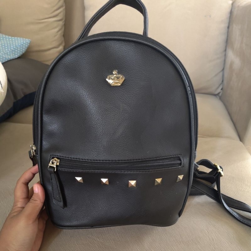 Preloved - Sophie Martin Backpack warna hitam