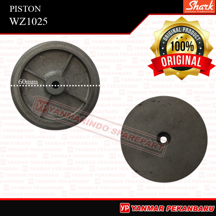 WZ1025 PISTON SEHER 60MM MESIN KOMPRESOR LISTRIK SHARK 1HP