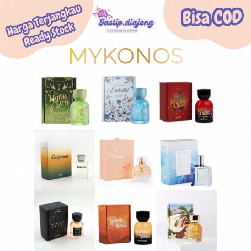 Parfume MyKonos EDP 15ml - 50ml | Down To Earth, Matcha Latte, Enchanted, Tea Poetry, Slow Living, S