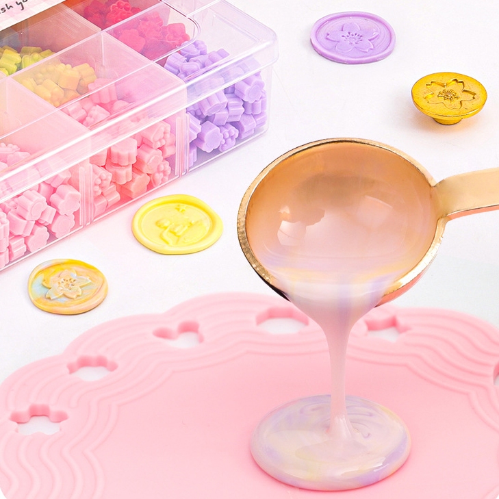 

YUH DIY Set cat api Wax Seal Set Beads Colorful Lilin Segel Tablet 461PCS/Set