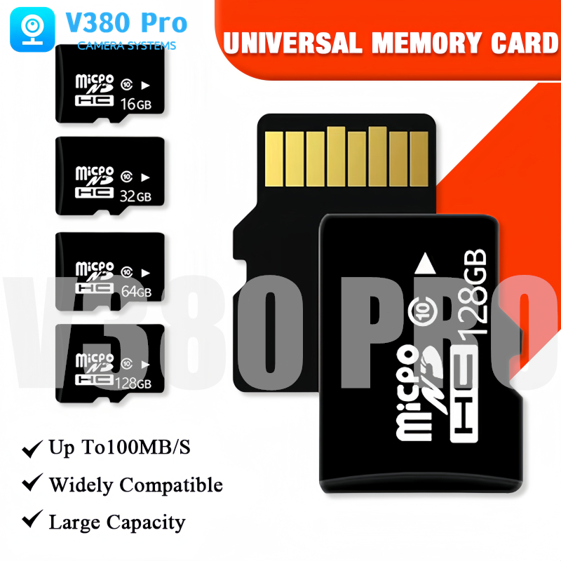 V380 PRO Micro SD Card 16GB 32GB 64GB 128GB Memory Card CCTV High Speed Card