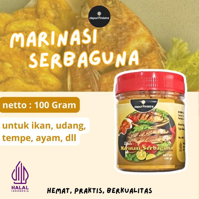 

Bumbu Marinasi Serbaguna Dapur Finistra | 100 gram