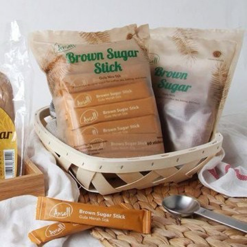 

Ansell Brown Sugar Stick 60 x 8gr Solusi Cafe Indonesia Brown Sugar Sachet