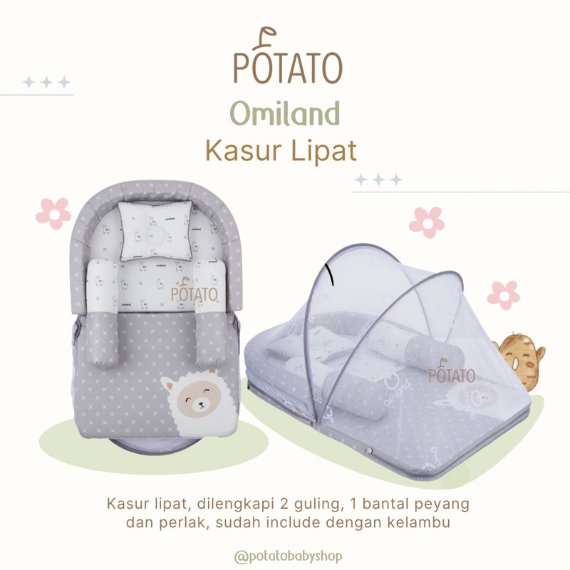 Omiland Kasur Bayi Lipat - Kasur Bayi